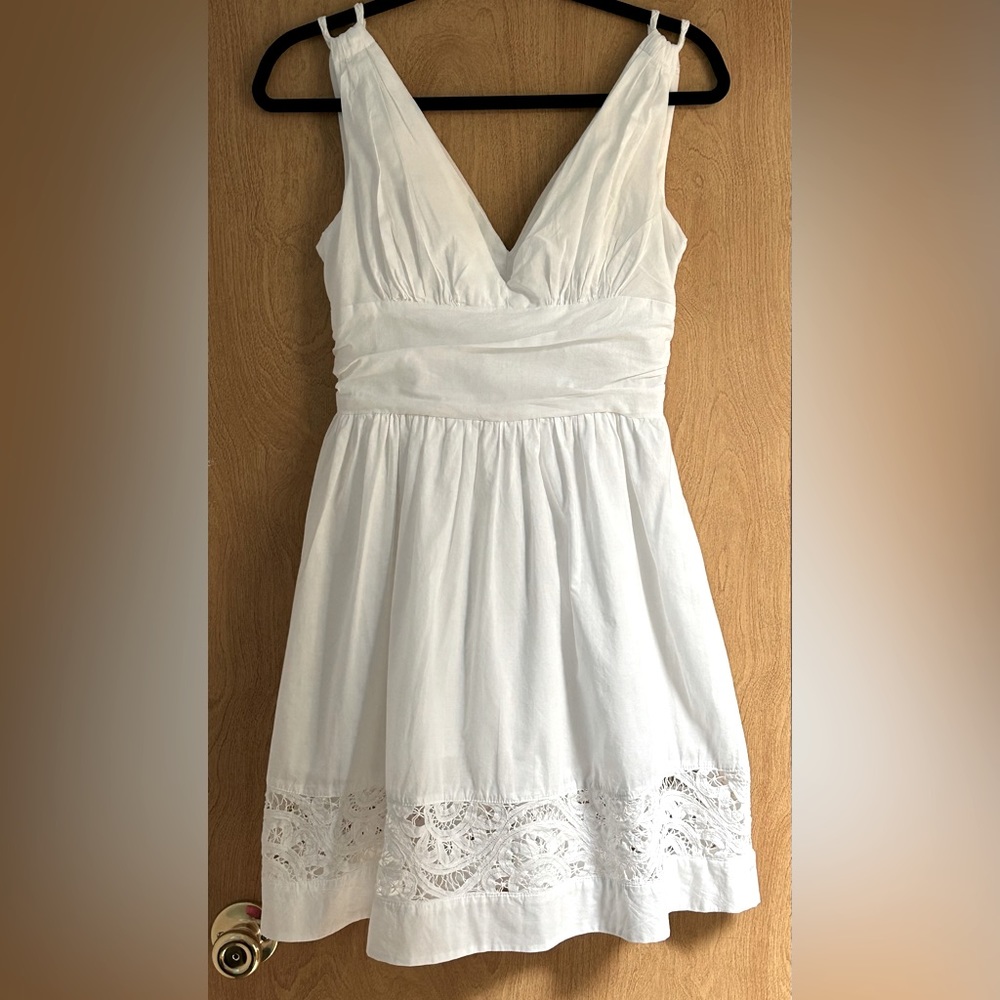 BB Dakota White Cotton Dress Size 2